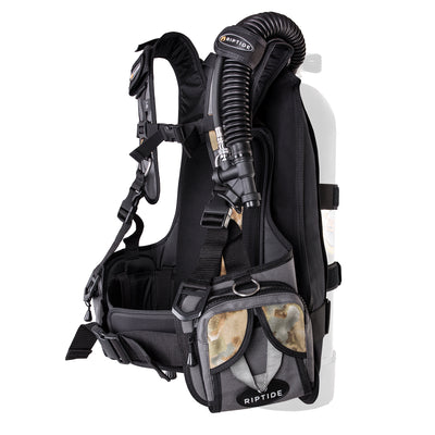 Riptide Mutineer Lightweight Mens Back Mount BCD Weight Integrated