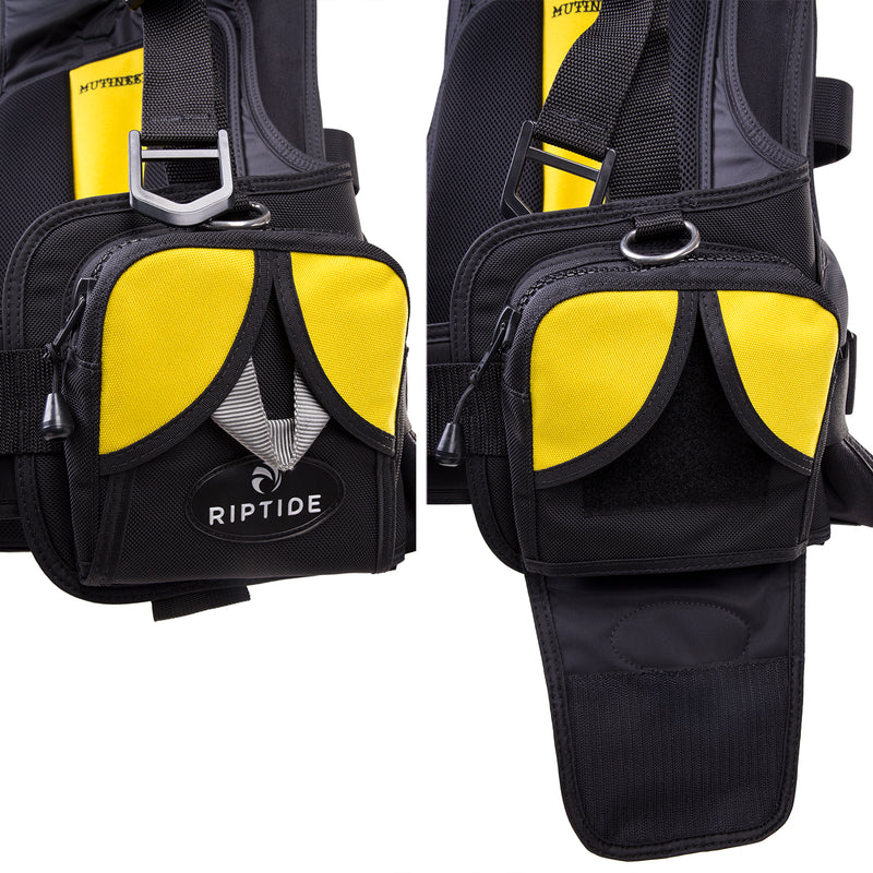 Riptide Mutineer Lightweight Mens Back Mount BCD Weight Integrated
