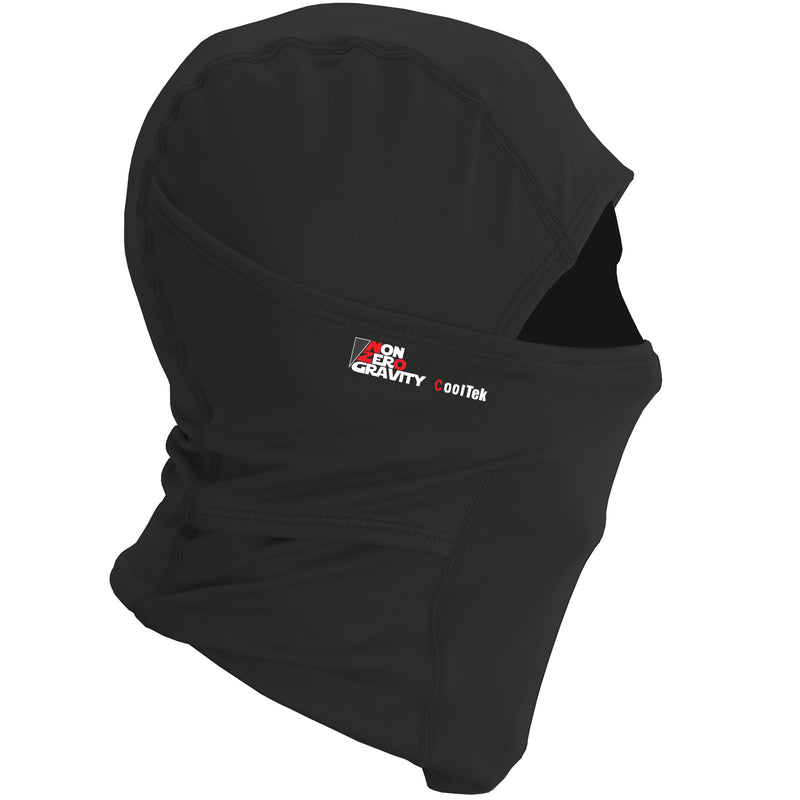 black summer balaclava for cycling