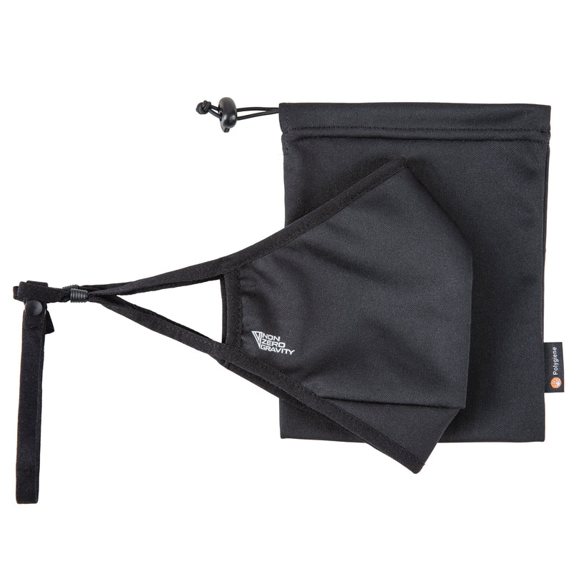 NonZero Gravity SeaTex Antibacterial Eco Performance Mask - Black