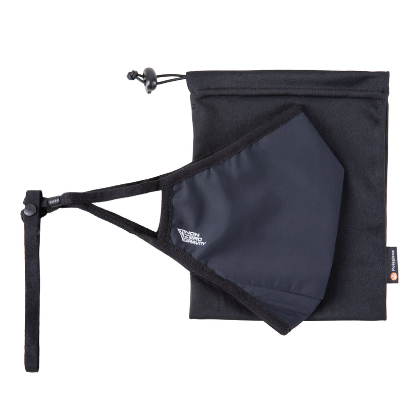 NonZero Gravity SilTex Antibacterial Performance Mask- Black