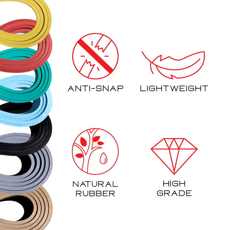 NonZero Gravity 100% Latex-Free Natural Rubber Power Resistance Bands