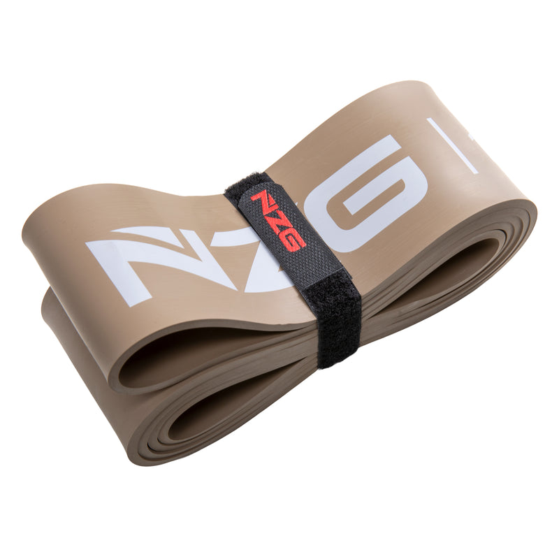 NonZero Gravity 100% Latex-Free Natural Rubber Power Resistance Band High-Intensity Gold 140 LBS (Single)
