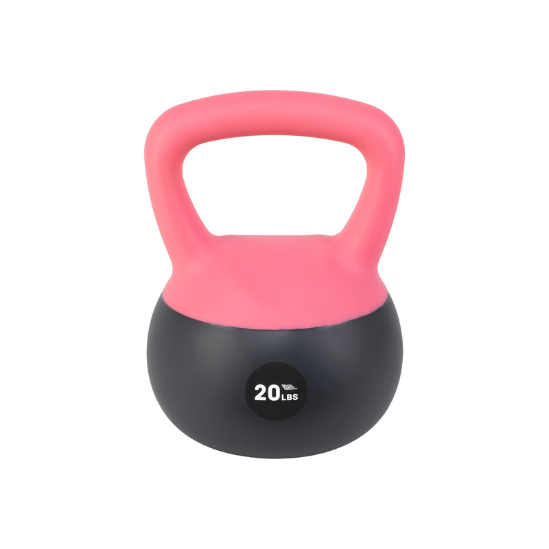 NonZero Gravity Iron Sand Shock-Proof Kettlebell Weight with soft base, sturdy two-hand grip & iron sand filling for workouts