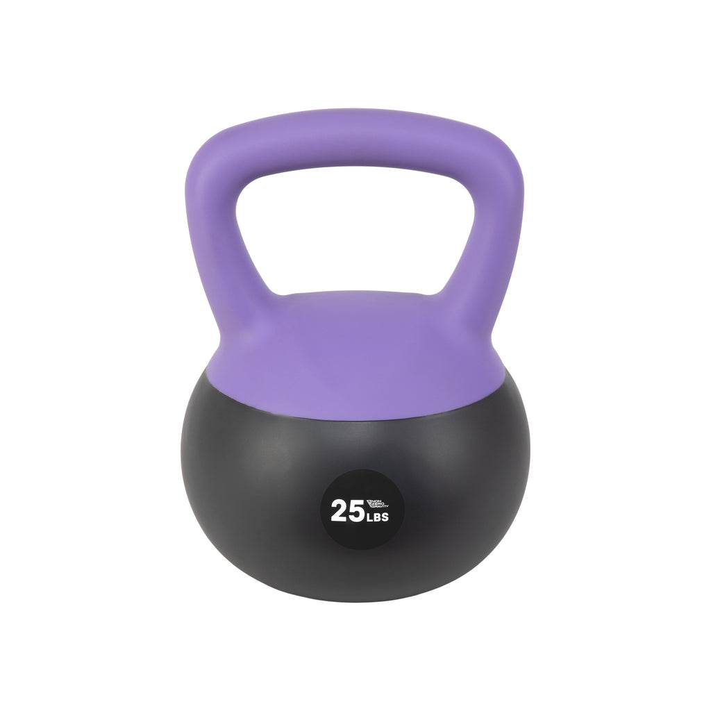 NonZero Gravity Iron Sand Shock-Proof Kettlebell Weight with soft base, sturdy two-hand grip & iron sand filling for workouts