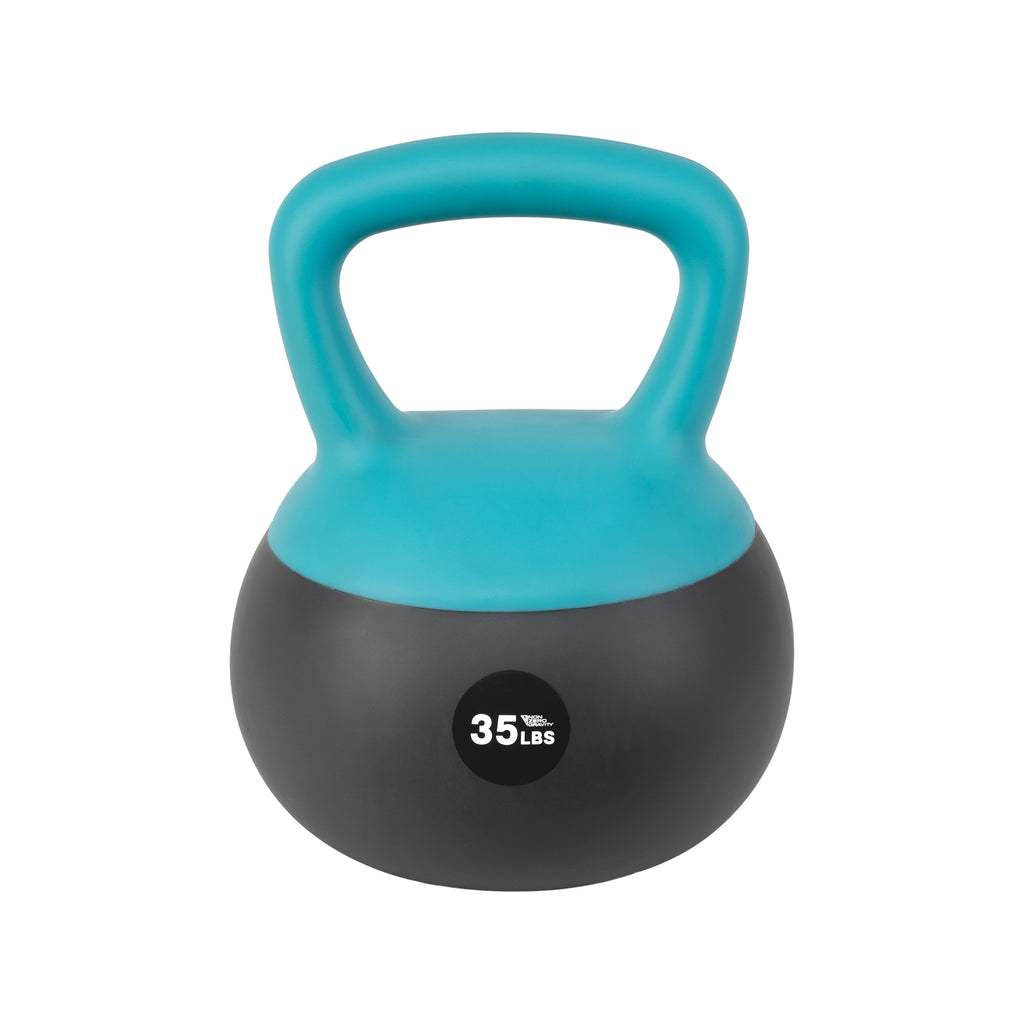 NonZero Gravity Iron Sand Shock-Proof Kettlebell Weight with soft base, sturdy two-hand grip & iron sand filling for workouts 