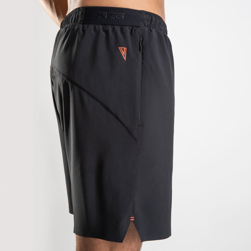 NonZero Gravity Men’s ZinTex Eco Running Shorts with Lining made with Recycled Polyester & Spandex in Coal