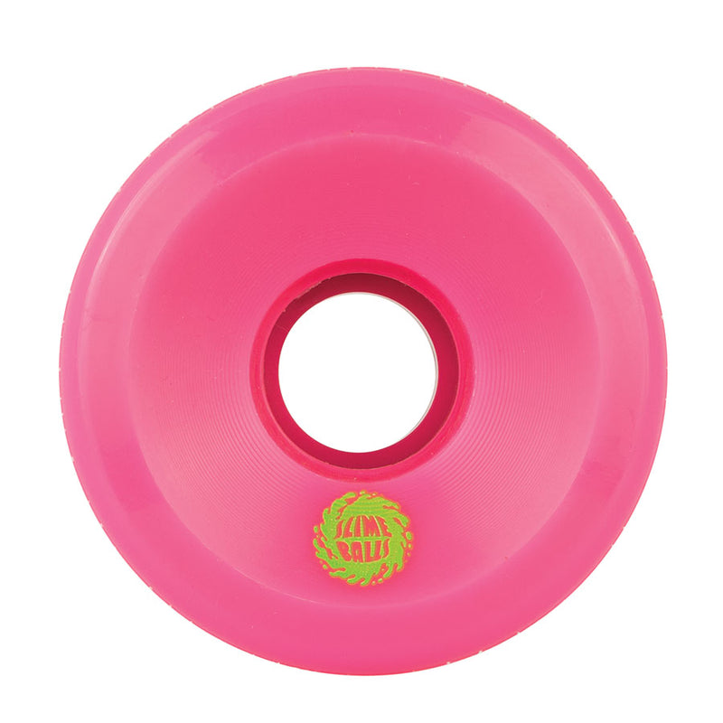 Santa Cruz Pink Slimeballs Skateboard Longboard Wheels | 66mm 78A
