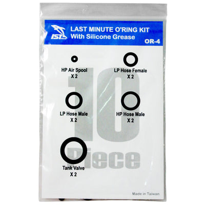 IST 10pcs Diver’s O-Ring Kit with Silicone Grease