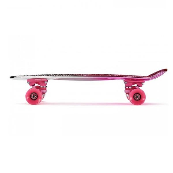 Penny 22 Inch Mini Cruiser: Silver Pink Metallic Fade
