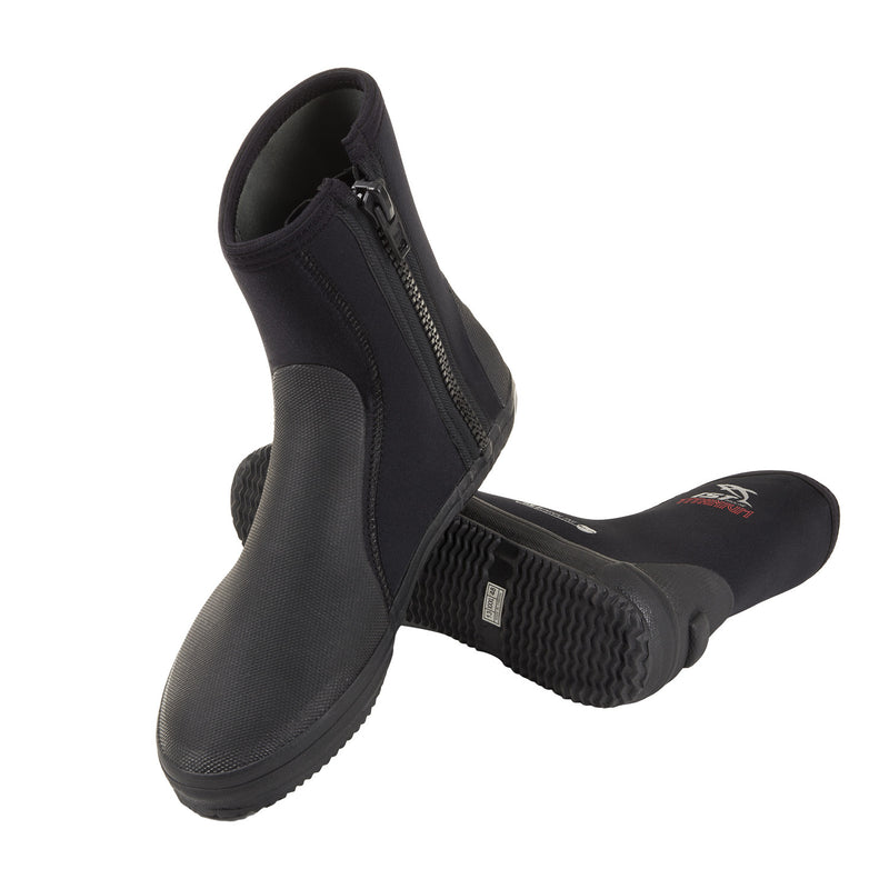 IST 6.5mm Titanium / Spandex Lined Diving Boots with Vulcanized Rubber Sole