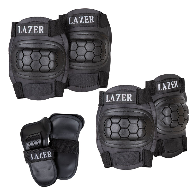 LAZER 3-in-1 Protective Pad Set with Mesh Bag
