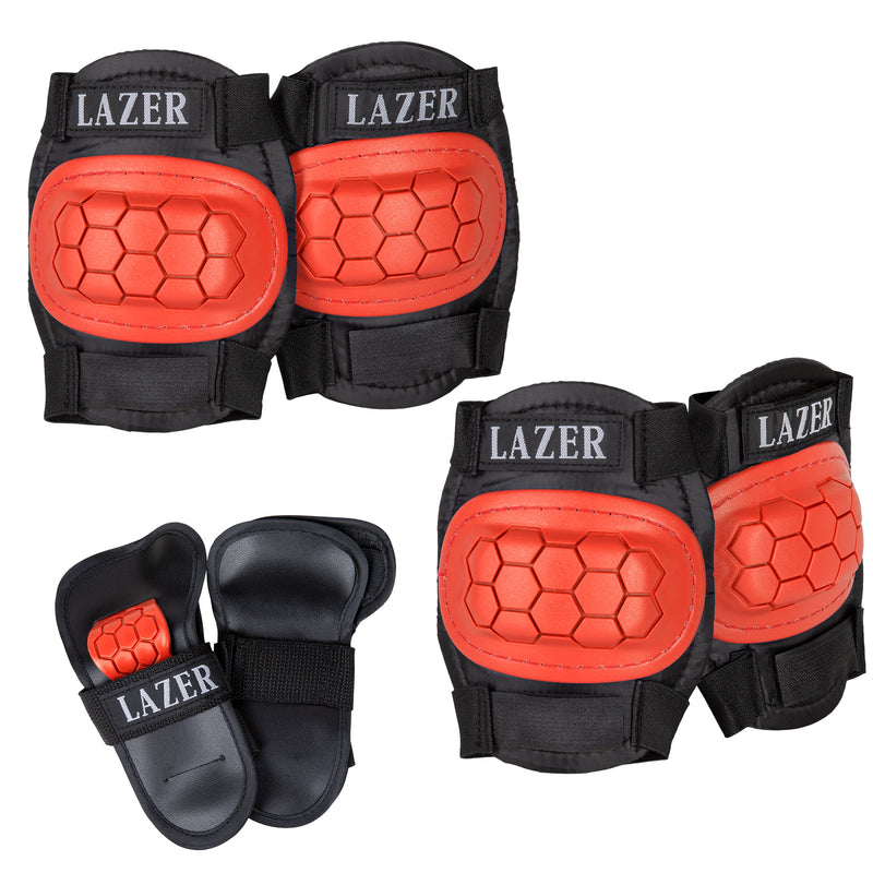 LAZER 3-in-1 Protective Pad Set with Mesh Bag