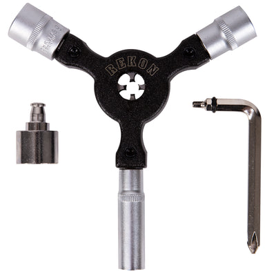 Cal 7 Y-Tool/Axle +Re-Threader+Bearing Presser Blue Black