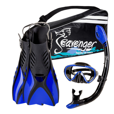 blue snorkeling set