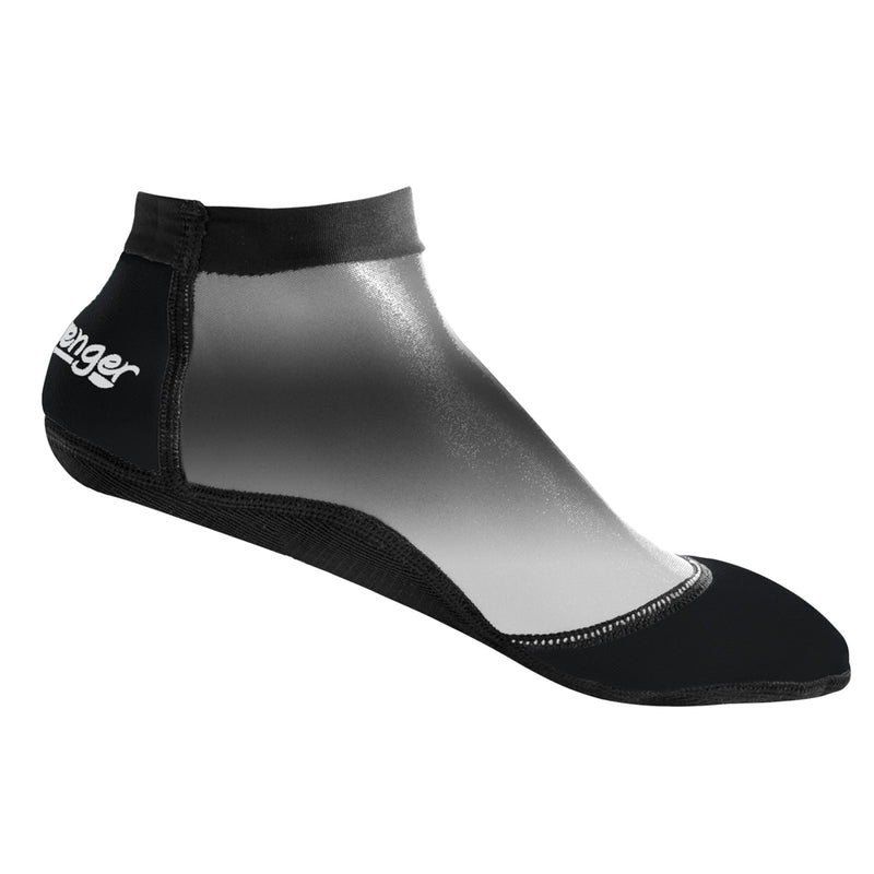 short gray gradient beach socks