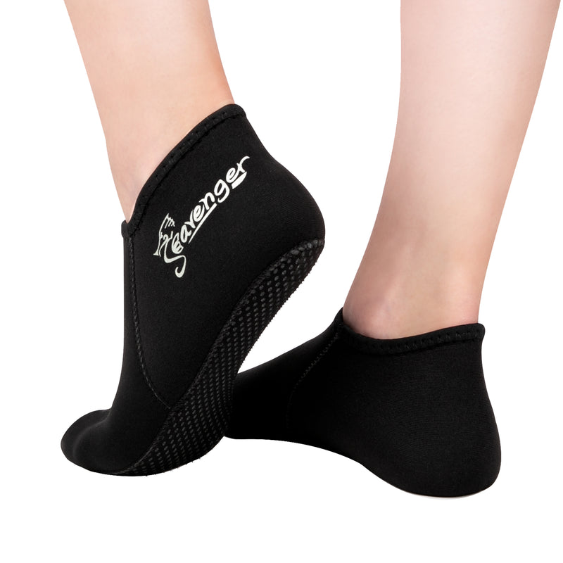 Seavenger Kids 3mm Neoprene Zephyr Socks - Black