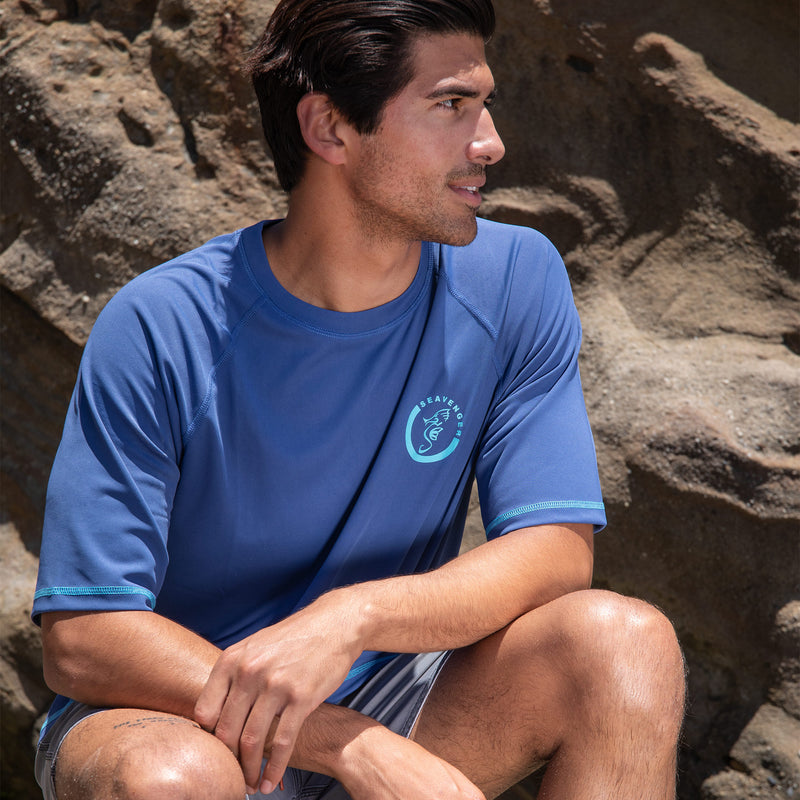 Trekker Unisex Rash Guard Short Sleeve