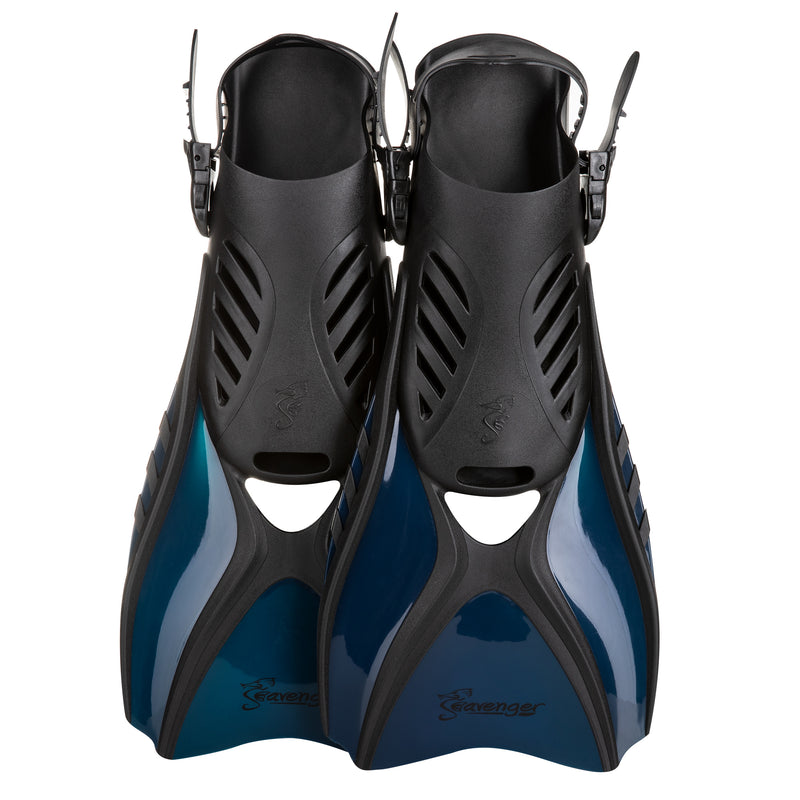 midnight blue snorkeling fins