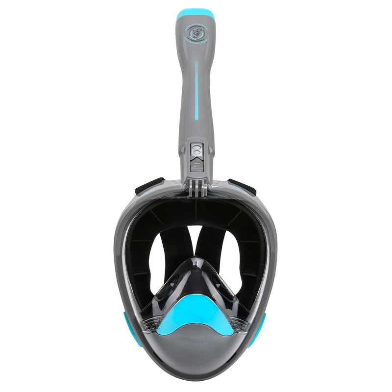 Seavenger Nautilus Blue Gray Full Face Snorkel Mask