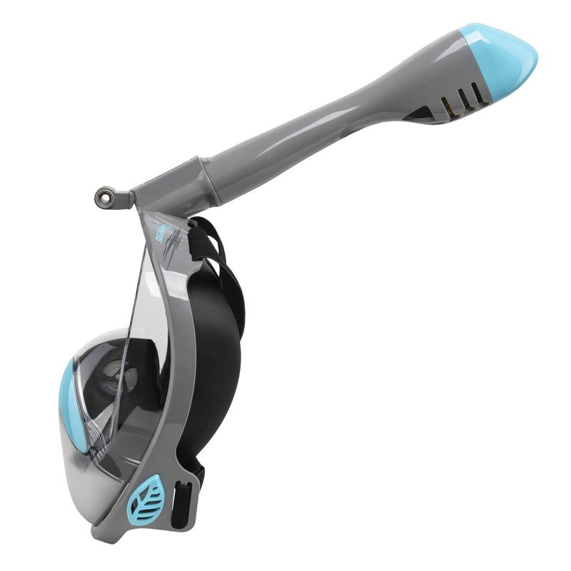 Seavenger Nautilus Blue Gray Full Face Snorkel Mask
