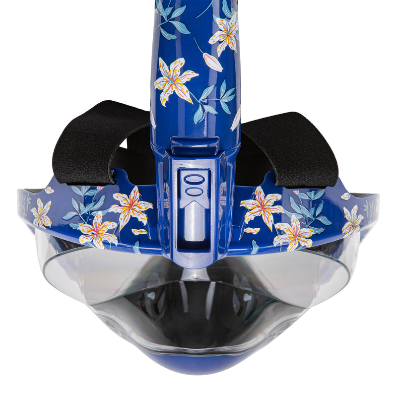 Seavenger Nautilus Dark Floral Full Face Snorkel Mask