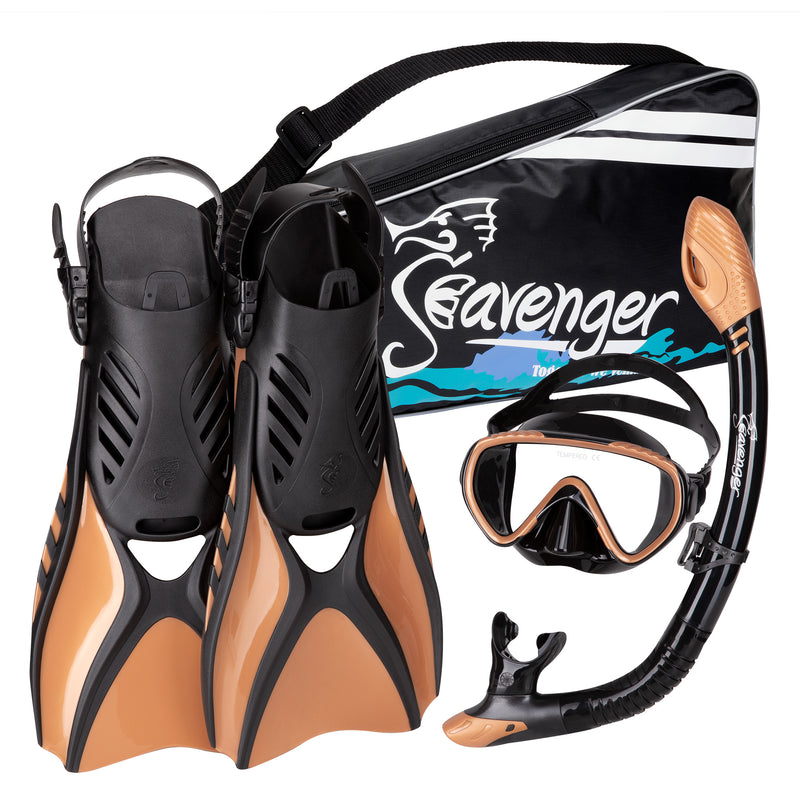 Copper snorkeling set