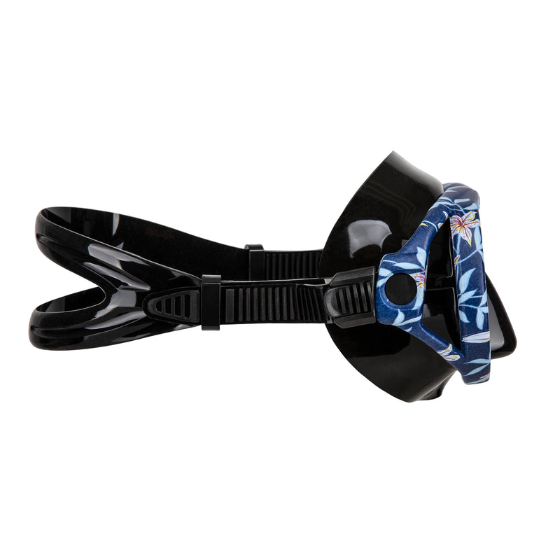 Seavenger Hanalei Snorkel and Anti-Fog Mask Set in Dark Floral