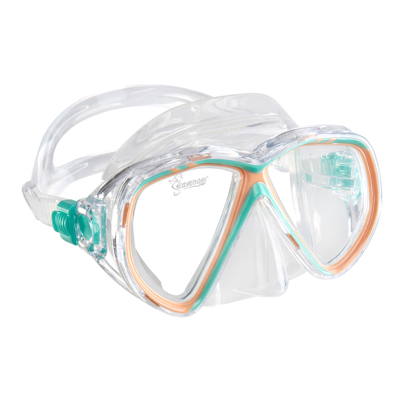 Seavenger Hanalei Snorkel and Anti-Fog Mask Set in Mint Cream