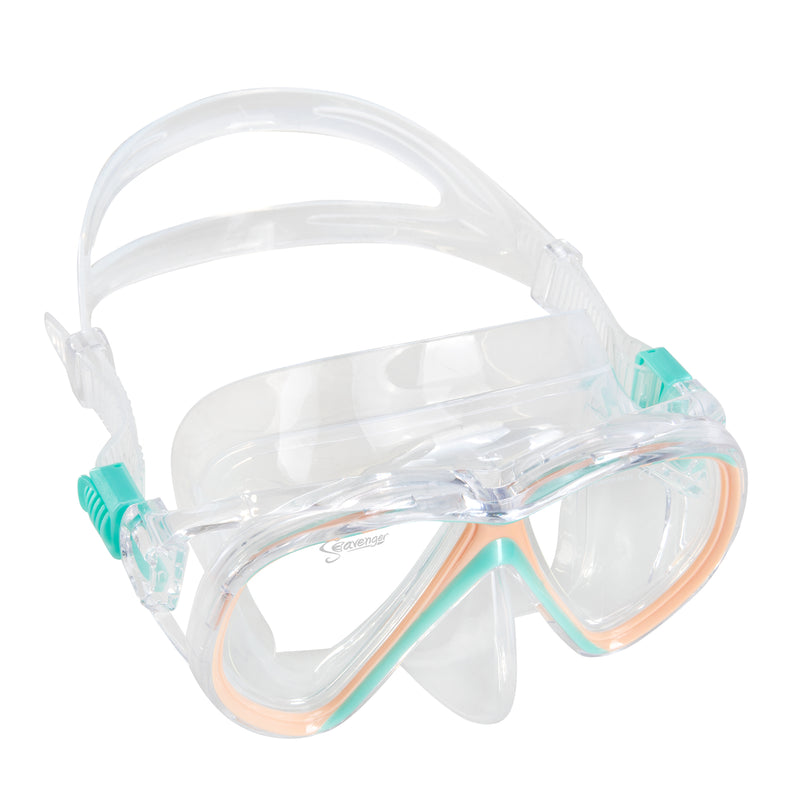Seavenger Hanalei Snorkel and Anti-Fog Mask Set in Mint Cream