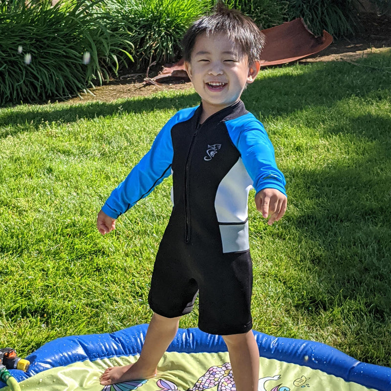 Seavenger Kids Cadet Long Sleeve Shorty Swimsuit