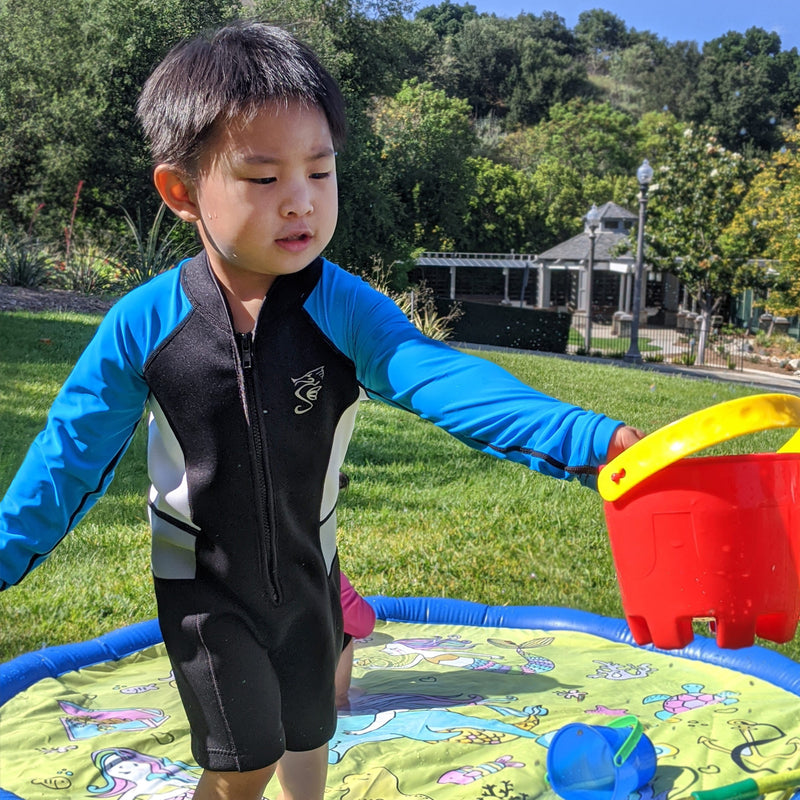Seavenger Kids Cadet Long Sleeve Shorty Swimsuit