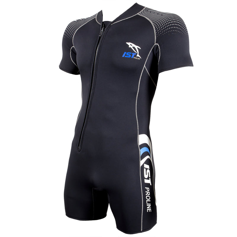 IST Women's 5mm Neoprene Front Zip Shorty with Super-Stretch Panels