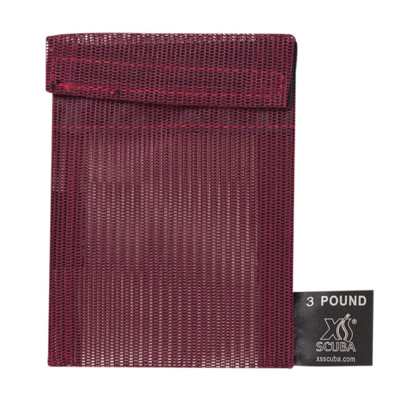 XS SCUBA Weight Pouch Bag with Recloseable Fastener