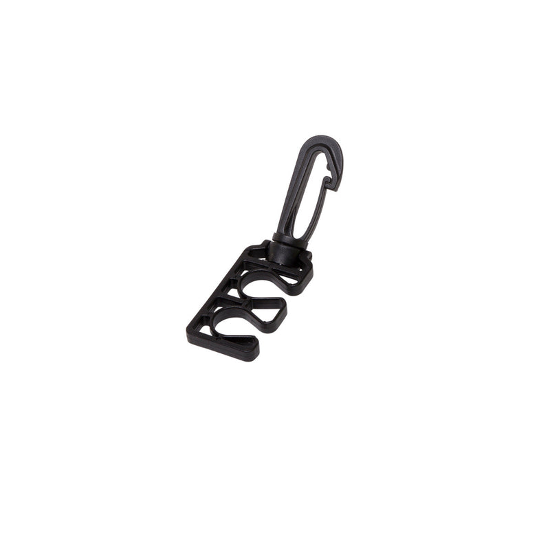 Trident Two Station Scuba Hose Holder with Swivel Gate Clip