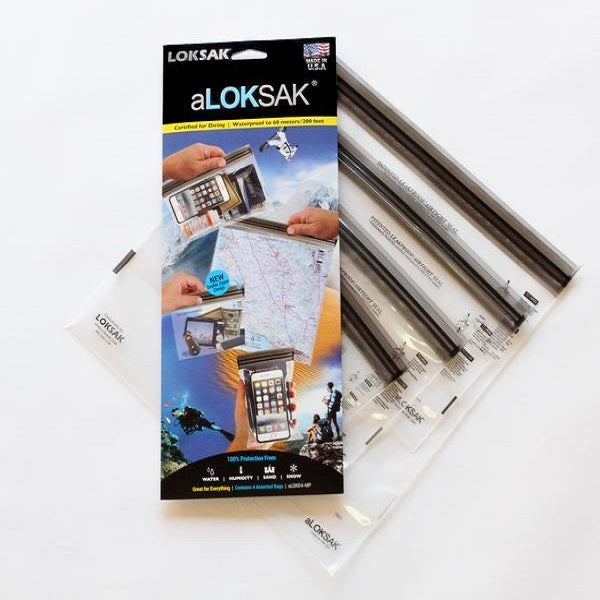 Multi-Packs of Assorted aLOKSAK Airtight Waterproof Pouch Clear Dry Bags