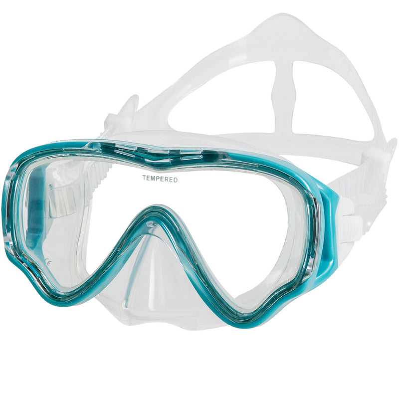 IST CCSJ101101 Kids Single Lens Mask & Semi-Dry Top Snorkel Set