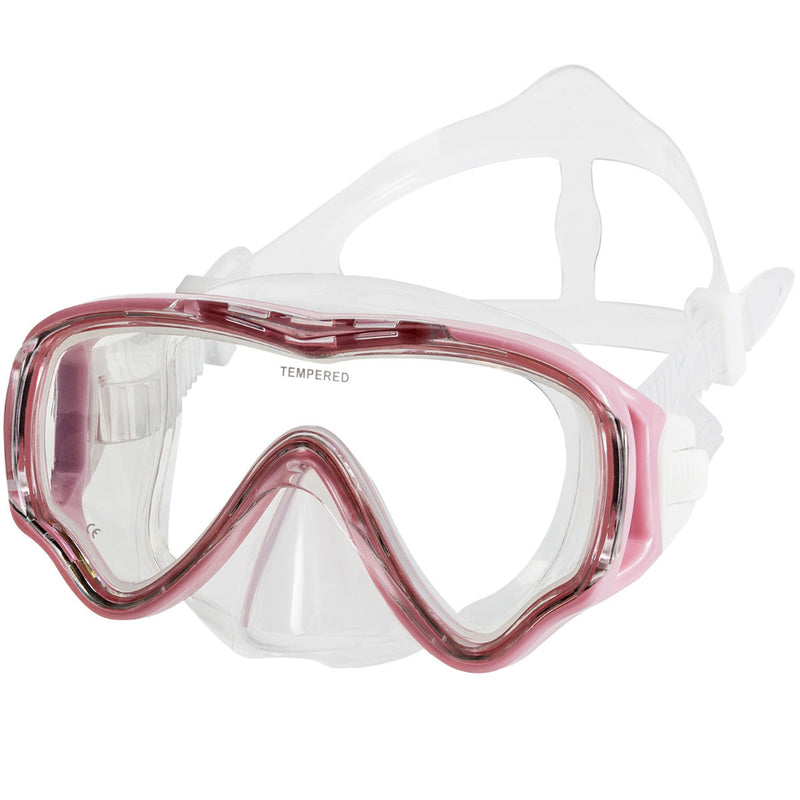 IST CCSJ101101 Kids Single Lens Mask & Semi-Dry Top Snorkel Set