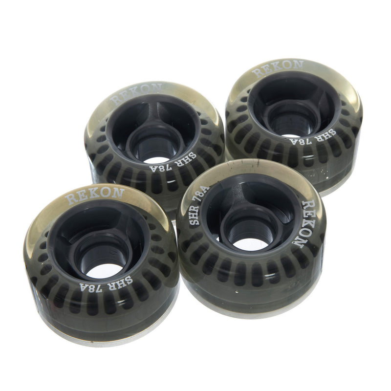 Rekon Super High Rebound 65mm 78A Clear/Grey Wheels (Set of 4)