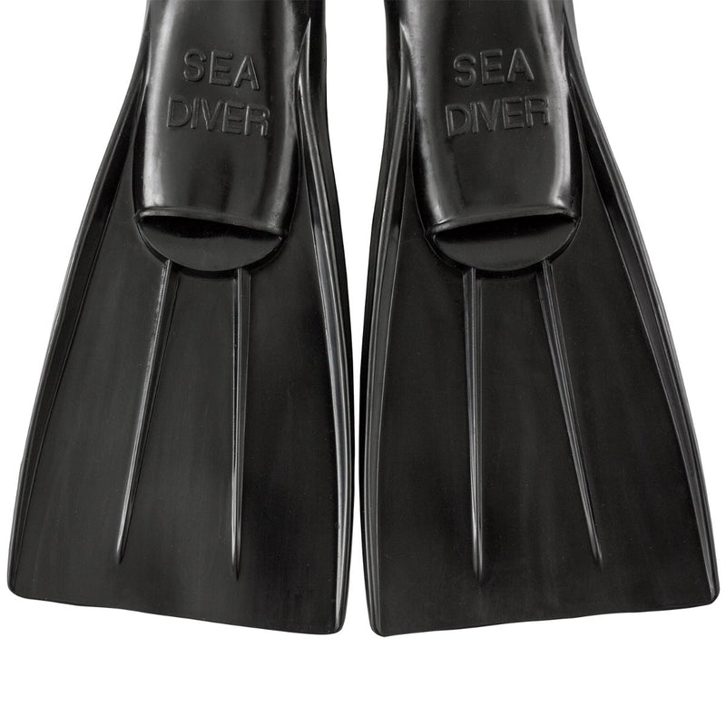 IST F12 Sea Diver Classic Rubber Closed Heel Fins for Adults and Kids