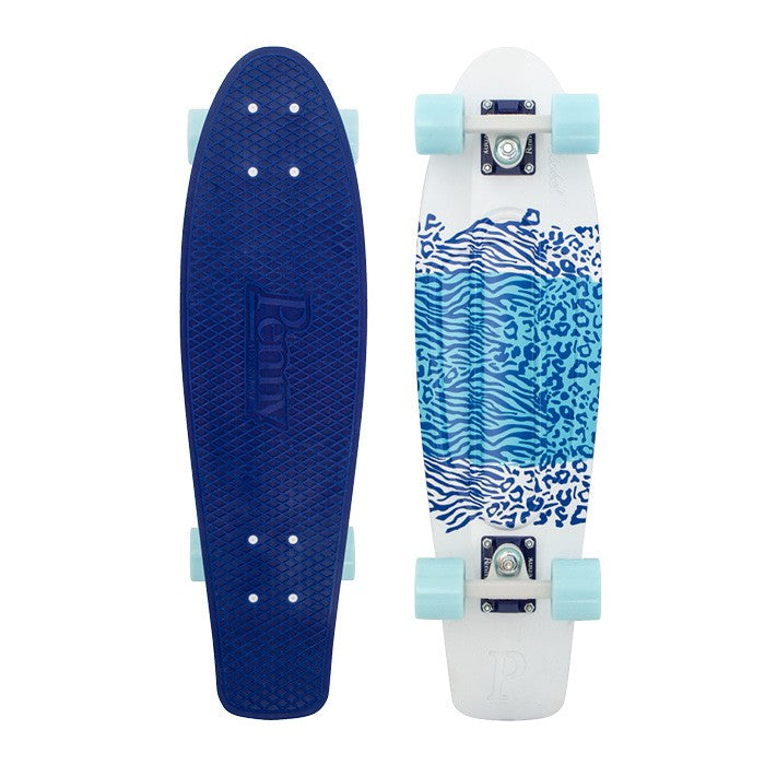 Penny 27 Inch Plastic Waffle Top Mini Cruiser: Safari Road