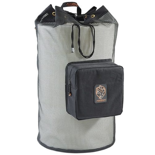 Akona Deluxe Collapsible Mesh Backpack with Front Pocket and Side Zip