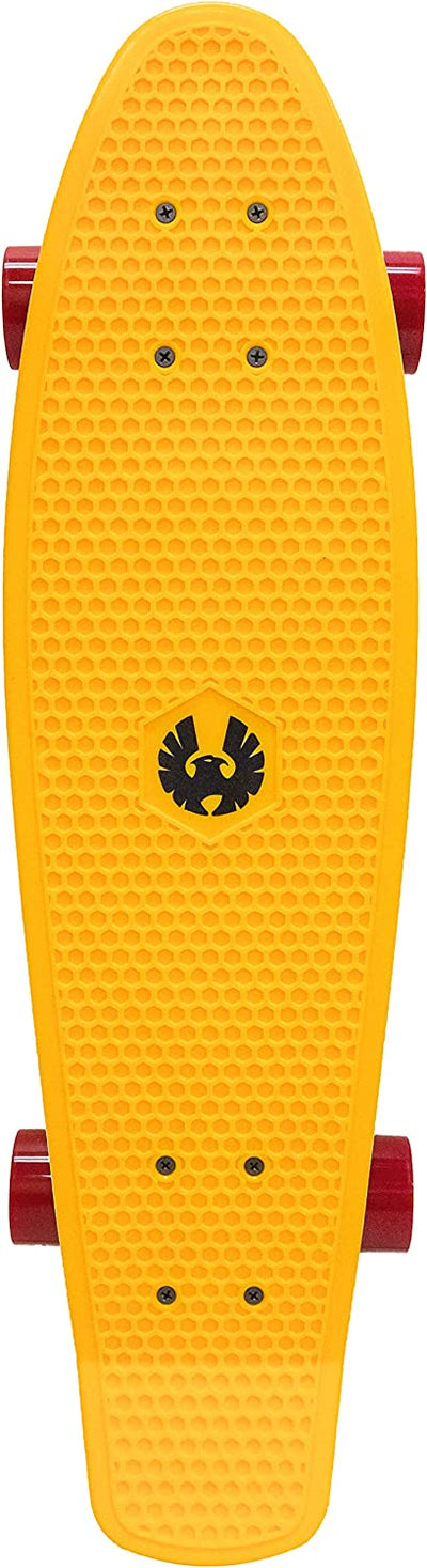 Rekon 28" The Long Ranger Yellow/Red Complete Cruiser Skateboard