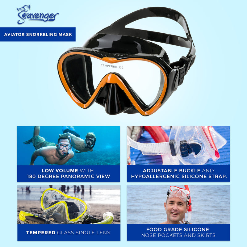 Seavenger Aviator Snorkeling Set