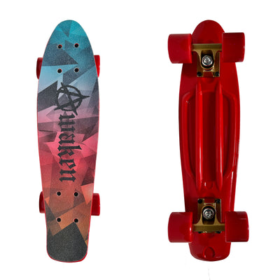 Awaken Red Plastic Kink Board with Gradient Graphic