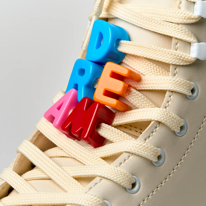 C7Skates Power Words A to Z Lace Block Set – Pre-Spelled Blocks for Skate & Shoe