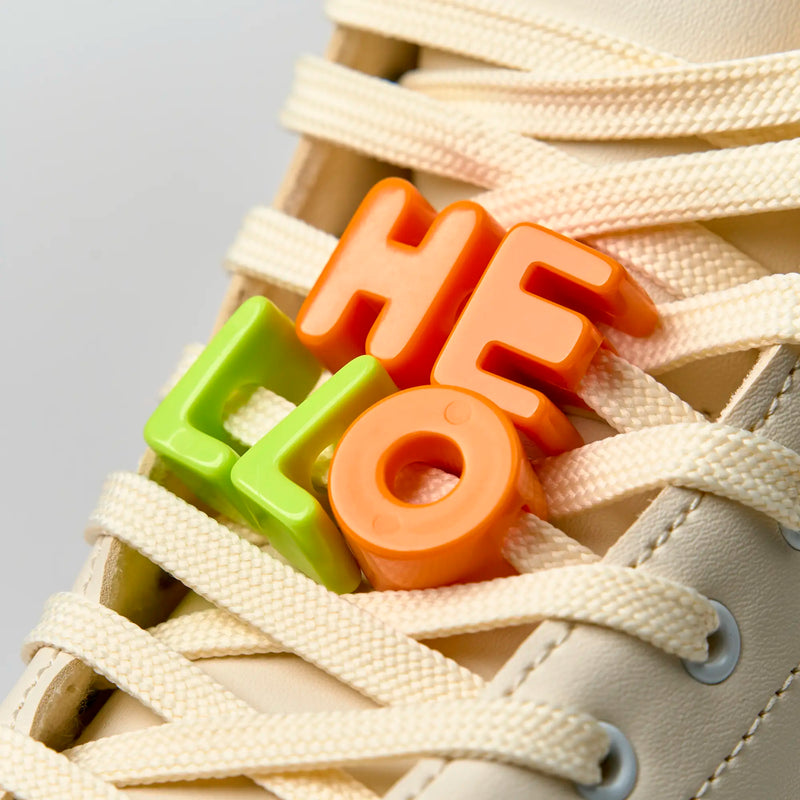 C7Skates Power Words A to Z Lace Block Set – Pre-Spelled Blocks for Skate & Shoe