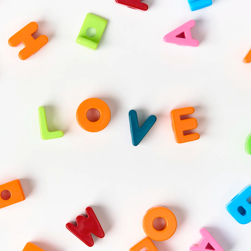 C7Skates Power Words A to Z Lace Block Set – Pre-Spelled Blocks for Skate & Shoe