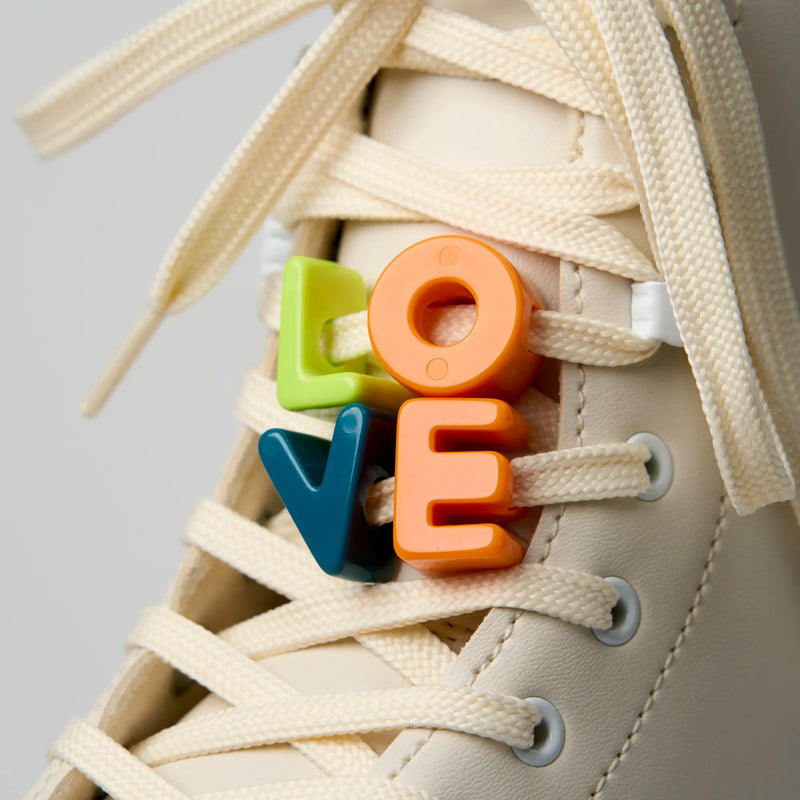 C7Skates Power Words A to Z Lace Block Set – Pre-Spelled Blocks for Skate & Shoe