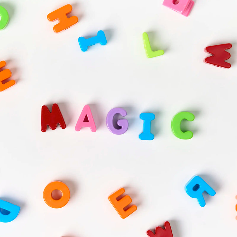 C7Skates Power Words A to Z Lace Block Set – Pre-Spelled Blocks for Skate & Shoe